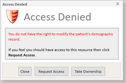 An ‘Access Denied’ message keeps appearing on my screen – Meddbase Help