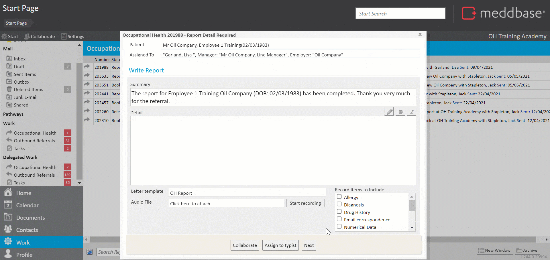 Assign_report_notes_recording_to_typist.gif