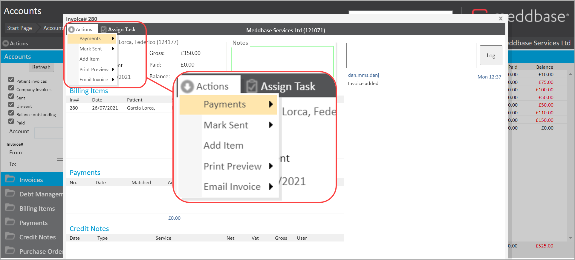 10_-_Accounts_page_-_Invoice_selected_with_magnified_view_of_actions_menu.png