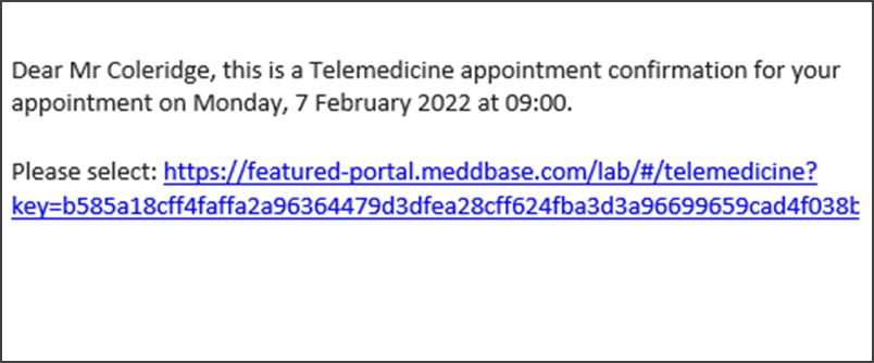 Patient_-_Appointment_confirmation_email_with_link