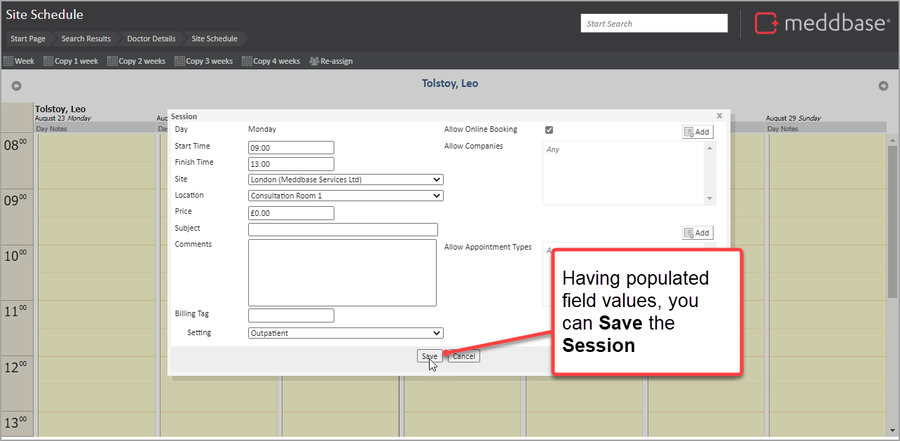 6_-_Session_dialog_displayed_on_top_of_Site_schedule_with_annotation_identifying_that_session_can_be_saved.png